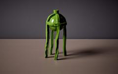 Onka Allmayer Beck Ceramic Vessel No 291b by Onka Allmayer Beck in Green Austria 2023 - 3297855