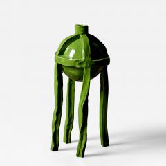 Onka Allmayer Beck Ceramic Vessel No 291b by Onka Allmayer Beck in Green Austria 2023 - 3302517