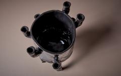 Onka Allmayer Beck Ceramic Vessel No 296 by Onka Allmayer Beck in Black Austria 2023 - 3295765