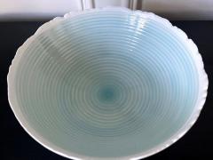 Ono Kotaro Japanese Contemporary Celadon Ceramic Bowl by Ono Kotaro - 2392018