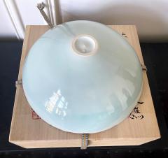 Ono Kotaro Japanese Contemporary Celadon Ceramic Bowl by Ono Kotaro - 2392023