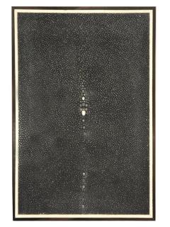Onyx Shagreen Macassar Ebony Box with Bone Inlay - 4190941