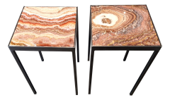 Onyx and Marble Industries Gueridon Onyx side tables - 2851855