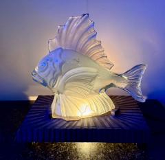 Opalescent Glass Fish Poisson by Verlys French Art Deco 1930s - 3982840