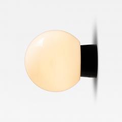 Opaline Glass and Bakelite Sphere Wall or Ceiling Light 1970s - 4499988