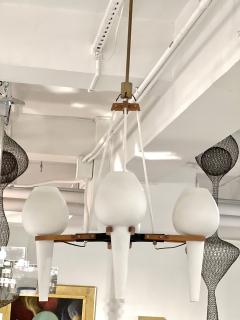 Opaline Suspended Four Glass Pendant - 3676640