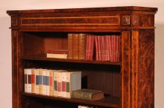 Open Bookcase In Burl Walnut Circa 1820 - 3886704