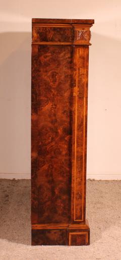 Open Bookcase In Burl Walnut Circa 1820 - 3886705