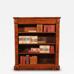 Open Bookcase In Burl Walnut Circa 1820 - 3889418