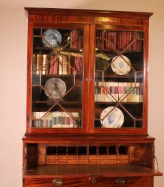 Open Bookcase In Mahogany And Bronze Decoration 19th Century - 2520510