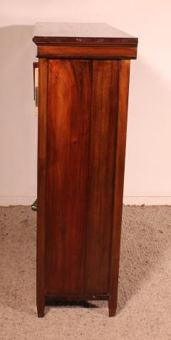 Open Bookcase In Mahogany And Marquetry From The 19th Century england - 3596685