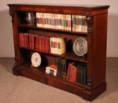 Open Bookcase In Mahogany From The 19th Century england - 3387791