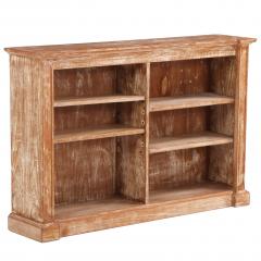 Open Cerused Oak Bookcase with Adjustable Shelves C 1945 - 4602481