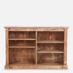 Open Cerused Oak Bookcase with Adjustable Shelves C 1945 - 4603201