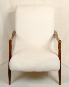 Open Frame Mahogany Lounge Chairs - 3664731