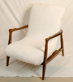 Open Frame Mahogany Lounge Chairs - 3664732