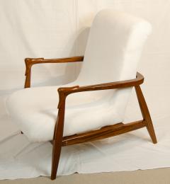 Open Frame Mahogany Lounge Chairs - 3664734