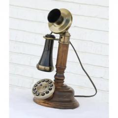 Opis 1921 cable wood desktop phone - 3651371