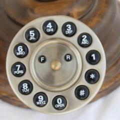Opis 1921 cable wood desktop phone - 3651472