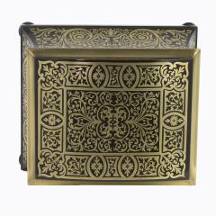 Opulent Ebony Brass Boulle Marquetry Stationery Box George IV 19th Century  - 2178128