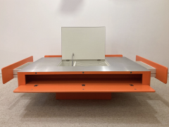 Orange Caori Coffee Table by Vico Magistretti for Gavina Italy 1960s - 3753363