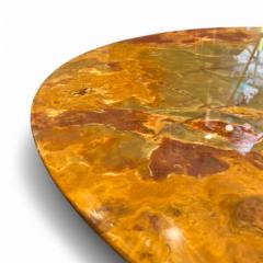 Orange Onyx Table by Italian Design 50s - 4106593