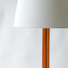 Orange Red Post Modern Murano Glass Floor Lamp Italy 1980s - 3687202