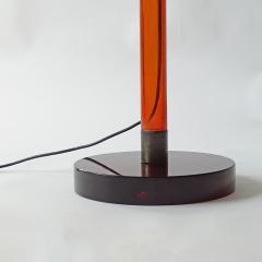 Orange Red Post Modern Murano Glass Floor Lamp Italy 1980s - 3687203