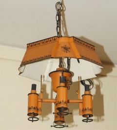 Orange Tole Chandelier - 2297669