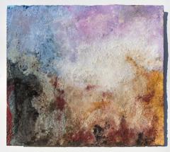 Orazio De Gennaro Terra Bruciata Scorched Earth 57 Small Purple and Blue Abstract Landscape - 3819023