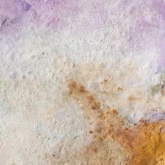 Orazio De Gennaro Terra Bruciata Scorched Earth 57 Small Purple and Blue Abstract Landscape - 3819091