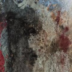 Orazio De Gennaro Terra Bruciata Scorched Earth 57 Small Purple and Blue Abstract Landscape - 3819093
