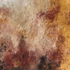 Orazio De Gennaro Terra Bruciata Scorched Earth 57 Small Purple and Blue Abstract Landscape - 3819098