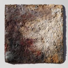 Orazio De Gennaro Terra Bruciata Scorched Earth Small Abstract Painting with Earth Colors - 3822678