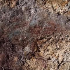 Orazio De Gennaro Terra Bruciata Scorched Earth Small Abstract Painting with Earth Colors - 3822707