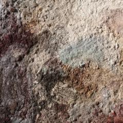Orazio De Gennaro Terra Bruciata Scorched Earth Small Abstract Painting with Raw Pigments - 3822638