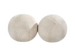 Orb Accent Pillow in Beige Alpaca by Holly Hunt - 2397561