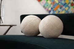 Orb Accent Pillow in Beige Alpaca by Holly Hunt - 2397564