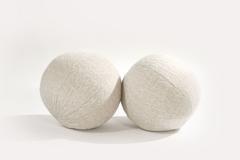 Orb Accent Pillow in Beige Alpaca by Holly Hunt - 2397570