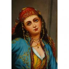 Oregon Wilson Gypsy Dancer Orientalist Oil Painting - 1174683
