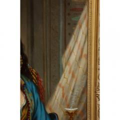 Oregon Wilson Gypsy Dancer Orientalist Oil Painting - 1174689
