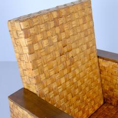 Organic Art Deco Lounge Chair in Birch and Traditional Bark Finland 1940s - 4417479
