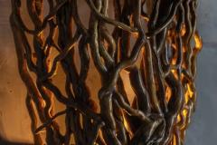 Organic Artisan Wall Sconce France 20th Century - 4149997