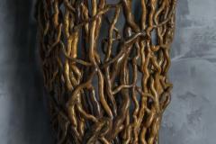 Organic Artisan Wall Sconce France 20th Century - 4149998