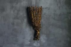 Organic Artisan Wall Sconce France 20th Century - 4149999