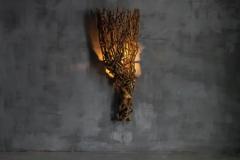 Organic Artisan Wall Sconce France 20th Century - 4150018