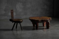 Organic Burl Wood Coffee Table France 1950s - 4452102