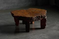 Organic Burl Wood Coffee Table France 1950s - 4452106