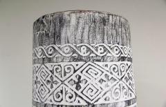 Organic Coastal Carved Palm Tree Trunk Pedestal Planter - 4507370