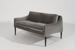 Organic Loveseat on Rosewood Legs by Hans Olsen Denmark C 1960s - 3168662